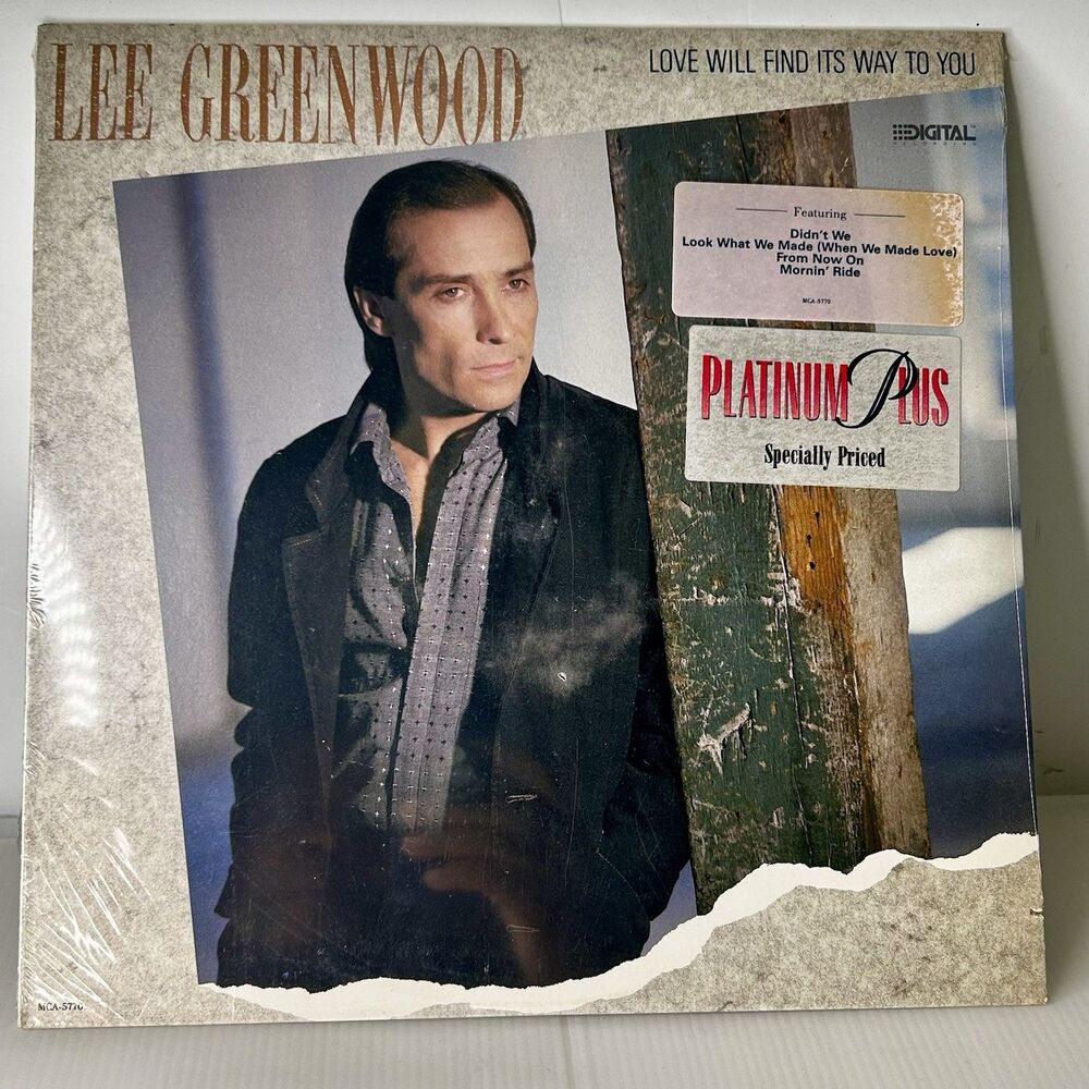 Lee Greenwood Love Will Find Its Way To You NEW SEALED Album Vinyl MCA Records
